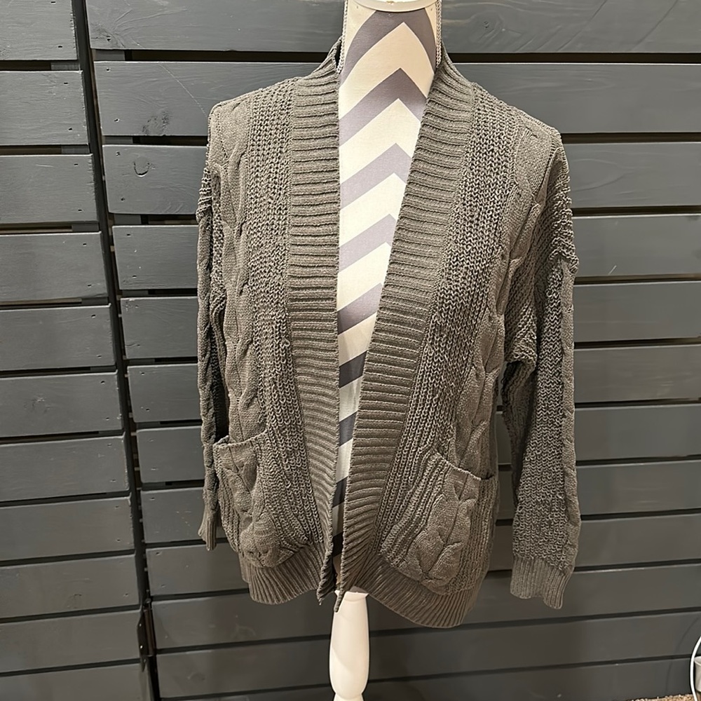 American Eagle XS/S green cardigan